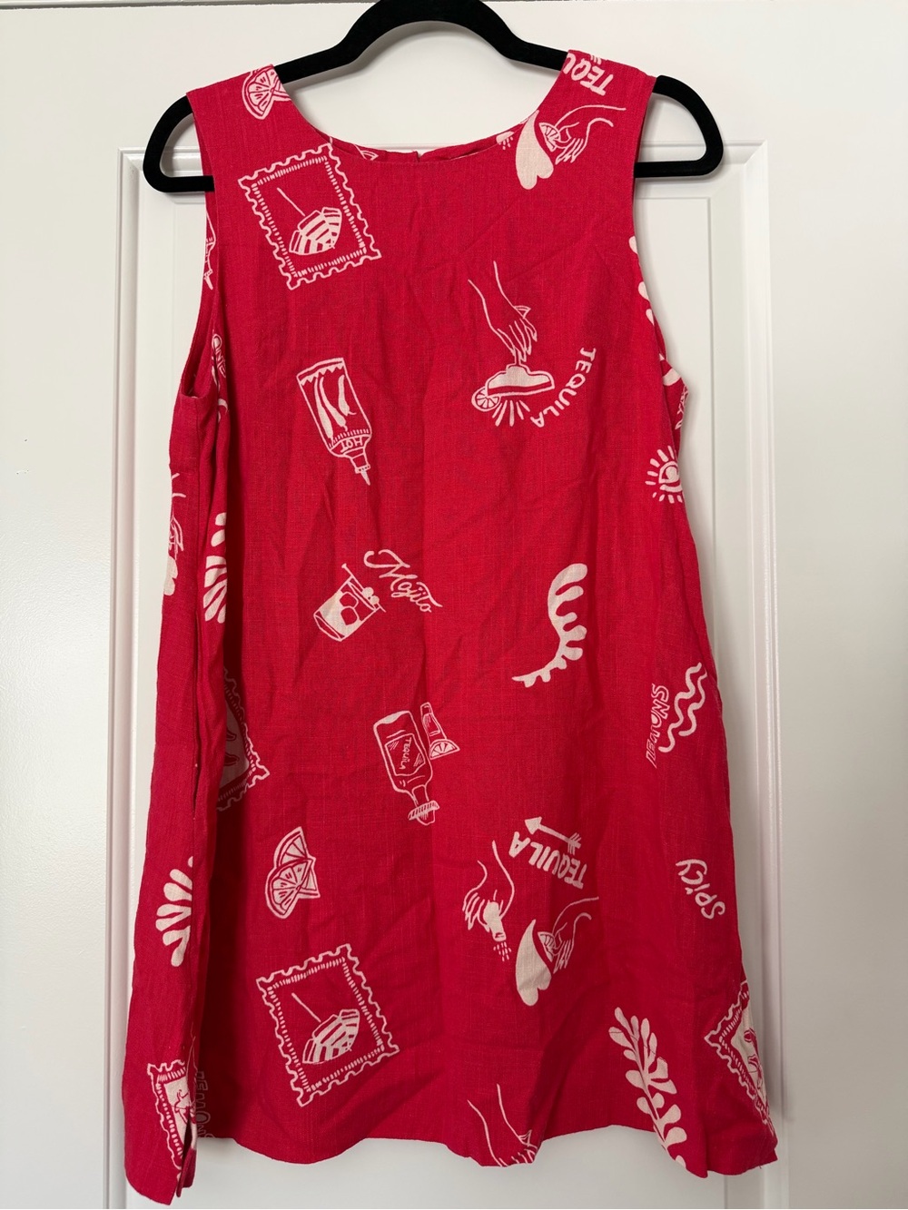 Paper Heart linen blend shift dress